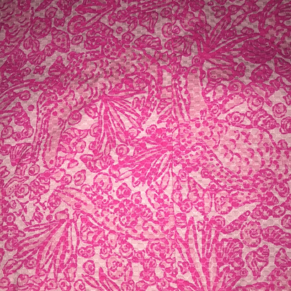 SOLD 🖤NWT TARGET LILLY PULITZER 2015 NEON PINK SHIFT DRESS SIZE L 10-12🖤 - Picture 15 of 16